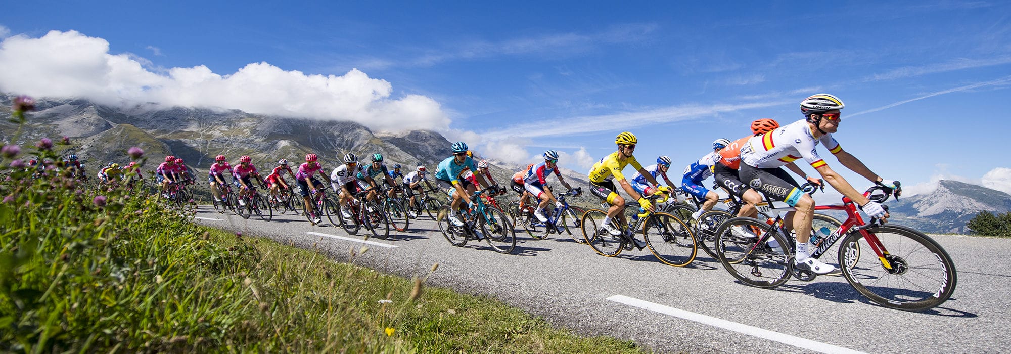 La prima settimana del Tour e le strade del Sud della Francia: dalle Alpi ai Pirenei Atlantici.