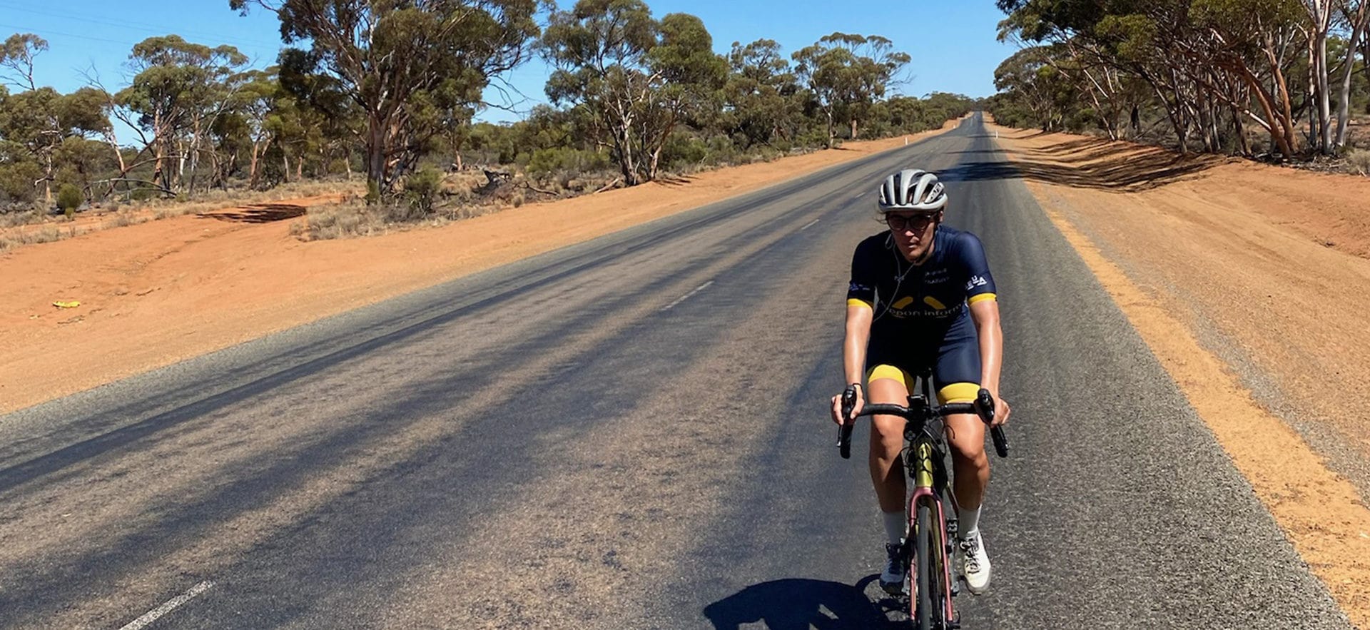 The long road for Caroline Soubayroux and David Ferguson in Australia: Perth to Brisbane.